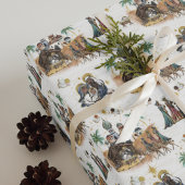 Papier Cadeau Trois rois à Bethléem