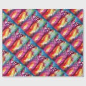 Papier Cadeau TROISIÈME MASQUE / Balle mascarade du Carnaval vén (Plat)