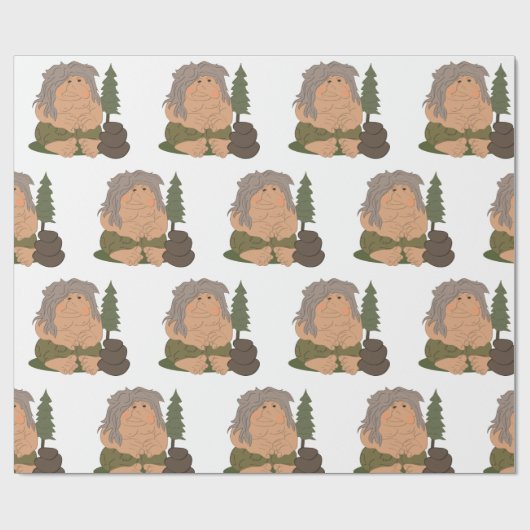 Papier Cadeau Troll (Plat)