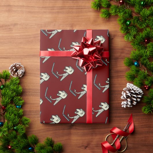Papier Cadeau Troll (Cadeau de vacances)