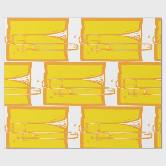 Papier Cadeau Trombone (Plat)