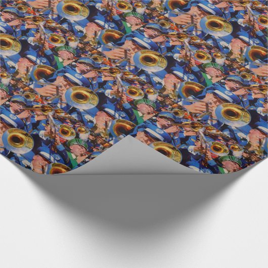 Papier Cadeau trombone mob AKA bande geeks allé sauvage (Coin)