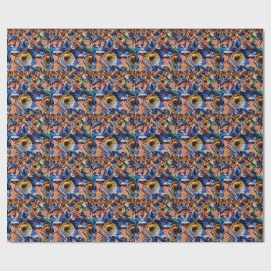 Papier Cadeau trombone mob AKA bande geeks allé sauvage (Plat)