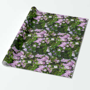 Papier Cadeau Trompettes violettes