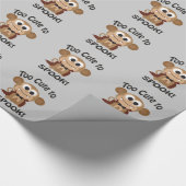 Papier Cadeau Trop Mignonne Pour Parler ! Vampire Monkey (Coin)