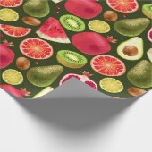 Papier Cadeau Tropcal fruit wrapping paper (Coin)