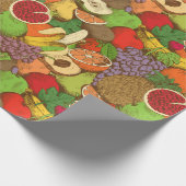 Papier Cadeau Tropcal fruit wrapping paper (Coin)