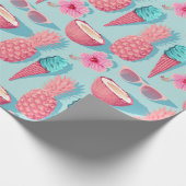 Papier Cadeau Tropcal fruit wrapping paper (Coin)