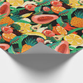 Papier Cadeau Tropcal fruit wrapping paper (Coin)