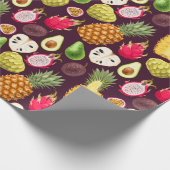 Papier Cadeau Tropcal fruit wrapping paper (Coin)