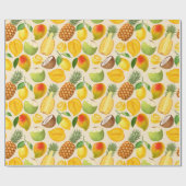 Papier Cadeau Tropcal fruit wrapping paper (Plat)