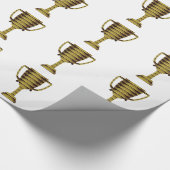 Papier Cadeau TROPHY GOLD : Réussite, Concurrence, Sports (Coin)