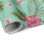 Papier Cadeau Tropical (Coin rond)