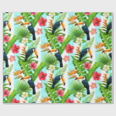 Papier Cadeau Tropical (Plat)