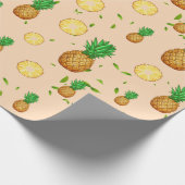Papier Cadeau TROPICAL ÉTÉ Aiguille FRUITS motif de tranche (Coin)