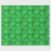 Papier Cadeau Tropical Green Tiki Masques Hawaiian (Plat)