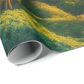 Papier Cadeau Tropical Maui Island Paradise (Coin rond)