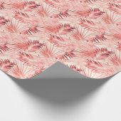 Papier Cadeau Tropical Palm Feuille, Hawaiian Stylish Motif. (Coin)