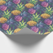 Papier Cadeau Tropical Pineapple Wrapping Paper (Coin)
