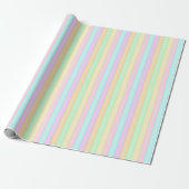 Papier Cadeau Tropical Stripes (Déroulé)