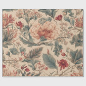 Papier Cadeau Tropical Vintage (Plat)