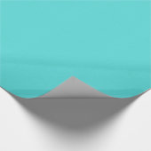 PAPIER CADEAU TROPICS SOLID TURQUOISES BLEU ARRIÈRE - PLANS WALL (Coin)