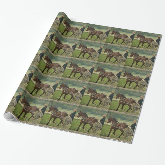Papier Cadeau Trot à la maison (Déroulé)