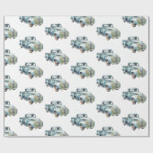 Papier Cadeau Trucks Dad Birthday (Plat)