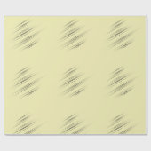 Papier Cadeau Trucs Jaune Moderne En Forme De Pointe (Plat)
