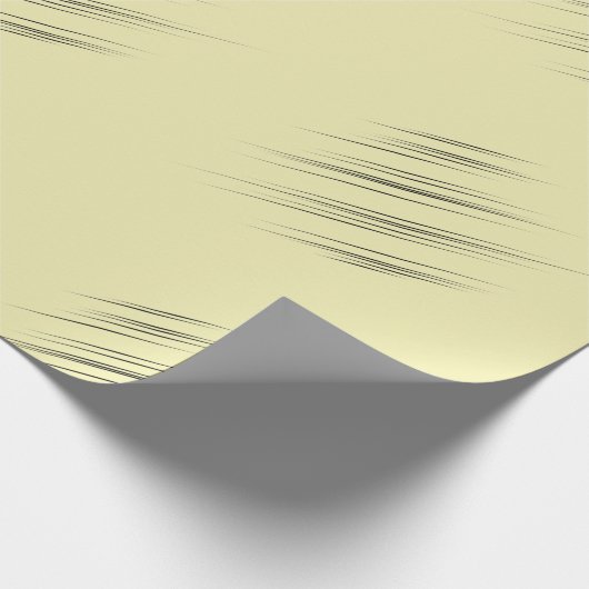 Papier Cadeau Trucs Jaune Moderne En Forme De Pointe (Coin)