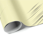 Papier Cadeau Trucs Jaune Moderne En Forme De Pointe (Coin rond)