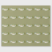 Papier Cadeau Truite arc-en-ciel (Plat)