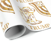 PAPIER CADEAU TRUMP (Coin rond)