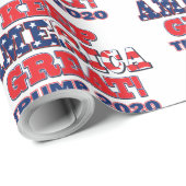 Papier Cadeau Trump 2020 (Coin rond)