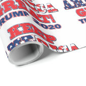 Papier Cadeau Trump 2020 (Coin rond)