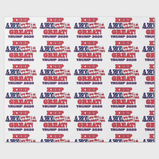 Papier Cadeau Trump 2020 (Plat)