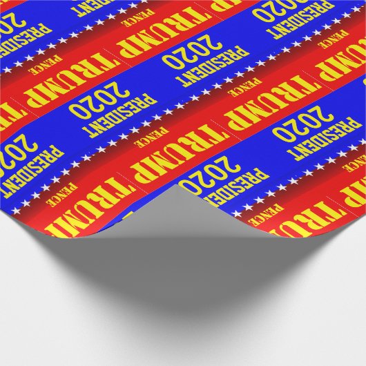 PAPIER CADEAU TRUMP 2020 (Coin)