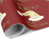 PAPIER CADEAU TRUMP 2024 (Coin rond)