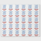 Papier Cadeau Trump 2024 (Plat)
