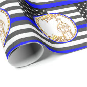 PAPIER CADEAU TRUMP 2024 (Coin rond)