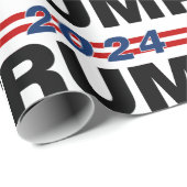 Papier Cadeau Trump 2024 (Coin rond)
