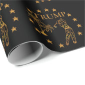 PAPIER CADEAU TRUMP 2024 (Coin rond)