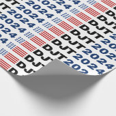 Papier Cadeau Trump 2024 DJT (Coin)