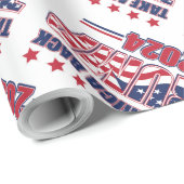 Papier Cadeau Trump 2024 : Reprendre l'Amérique (Coin rond)