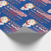 Papier Cadeau Trump 2024 : Retour de l'Amérique (Coin)