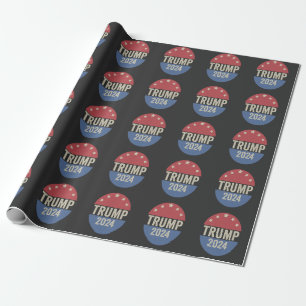 Papier Cadeau Trump 2024 Voter à nouveau drôle d'élection Trump
