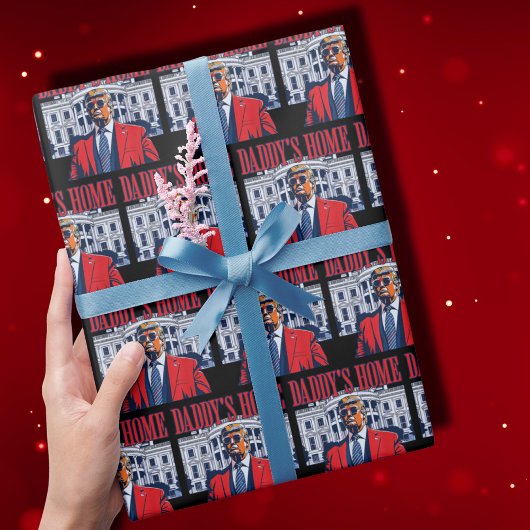 Papier Cadeau Trump à la maison de papa