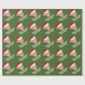 Papier Cadeau Trump avec Santa Hat - Rendre Noël magnifique (Plat)