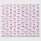 Papier Cadeau Trump - cette femme est pour TRUMP Wrapper Paper (Plat)