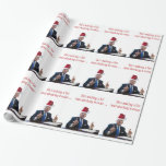 Papier Cadeau Trump Christmas : Il fait une liste<br><div class="desc">Il était le candidat officiel du GOP, mais certains républicains pensaient qu'il n'était pas le bon candidat. Il n'a pas gagné le vote populaire et à cause d'un système électoral obsolète, nous sommes coincés avec lui pendant 4 ans. Et sa (3e)femme ? Un ancien mannequin qui avait sa propre carrière...</div>